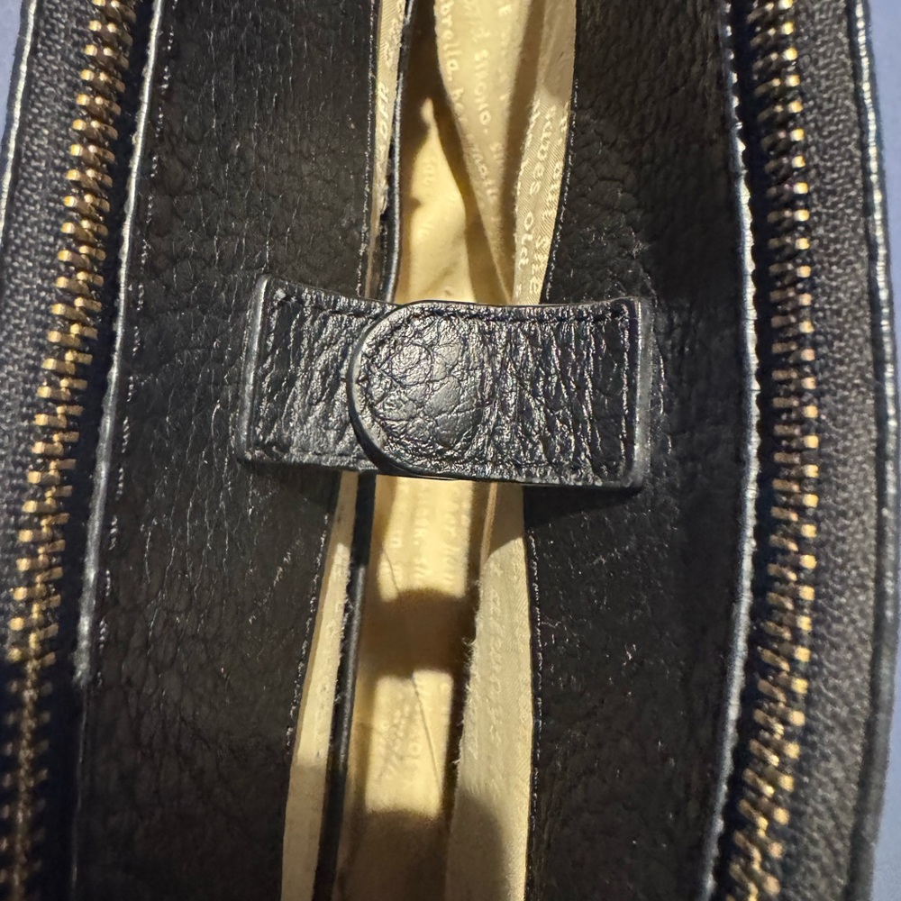 Kate Spade Wellesley Alessa Black Pebbled Leather Satchel – Hand Painted 1 of 1 - Picture 11 of 16